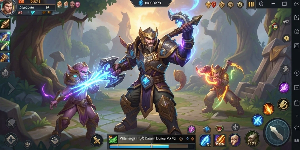 Gameplay mendebarkan dengan grafis memukau dalam BIGCOR78.
