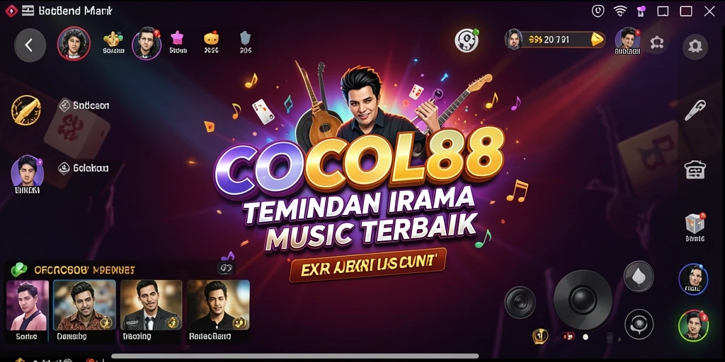 Screenshot gameplay COCOL88 menunjukkan pengalaman musik interaktif yang menyenangkan.