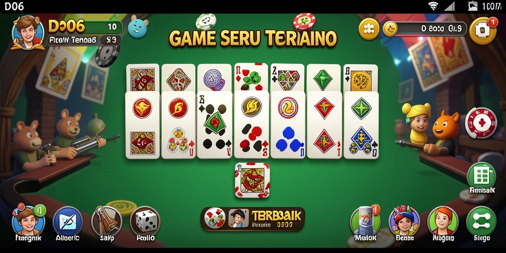 Gameplay menyeru D06 dengan domino yang menarik.