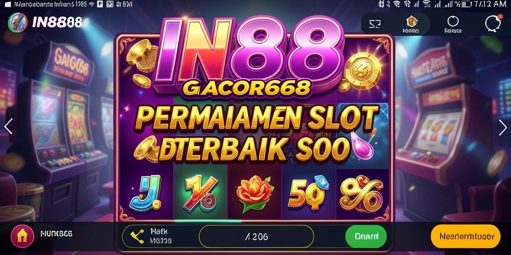 Screenshot gameplay IN88 yang menarik dan seru.