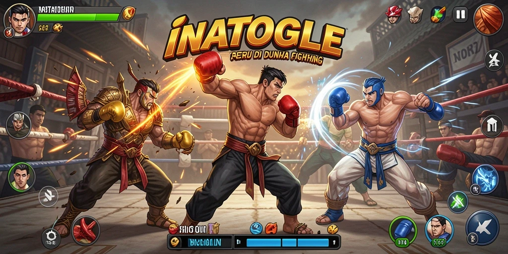 Tampilan gameplay dari INATOGEL yang menegangkan dan seru.