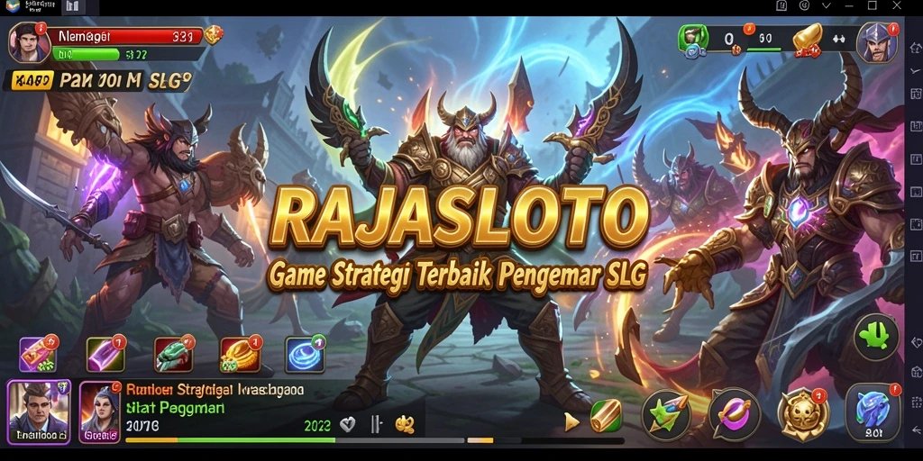 Tampilan menarik dari gameplay RAJASLOTO yang memukau.
