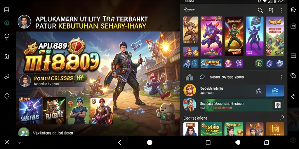 Tangkapan layar utama RI889 menampilkan antarmuka aplikasi utility yang intuitif.