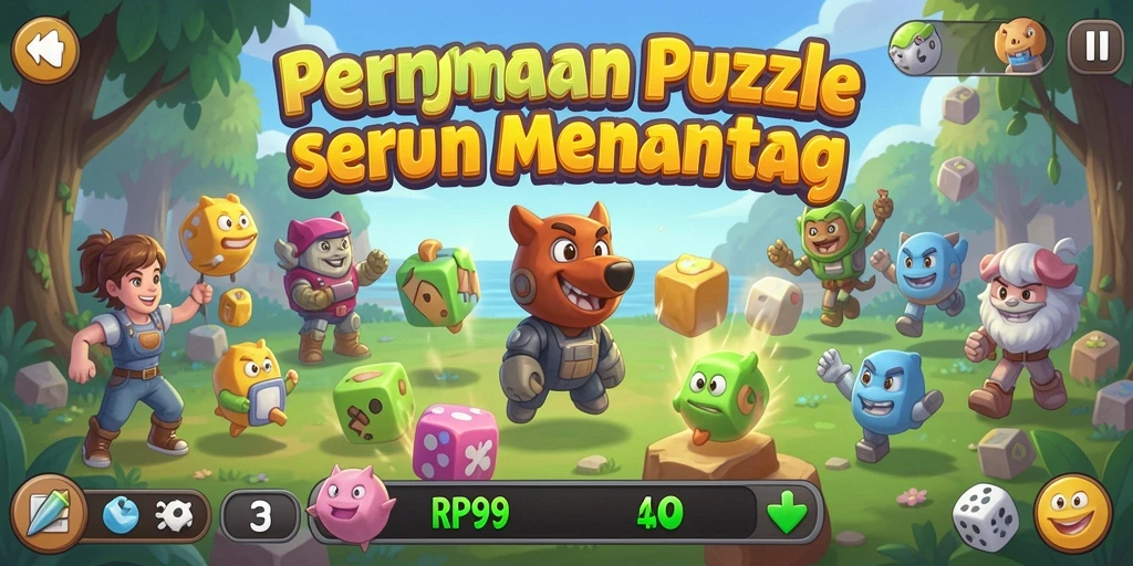 Screenshot gameplay menampilkan tantangan seru di RP99.