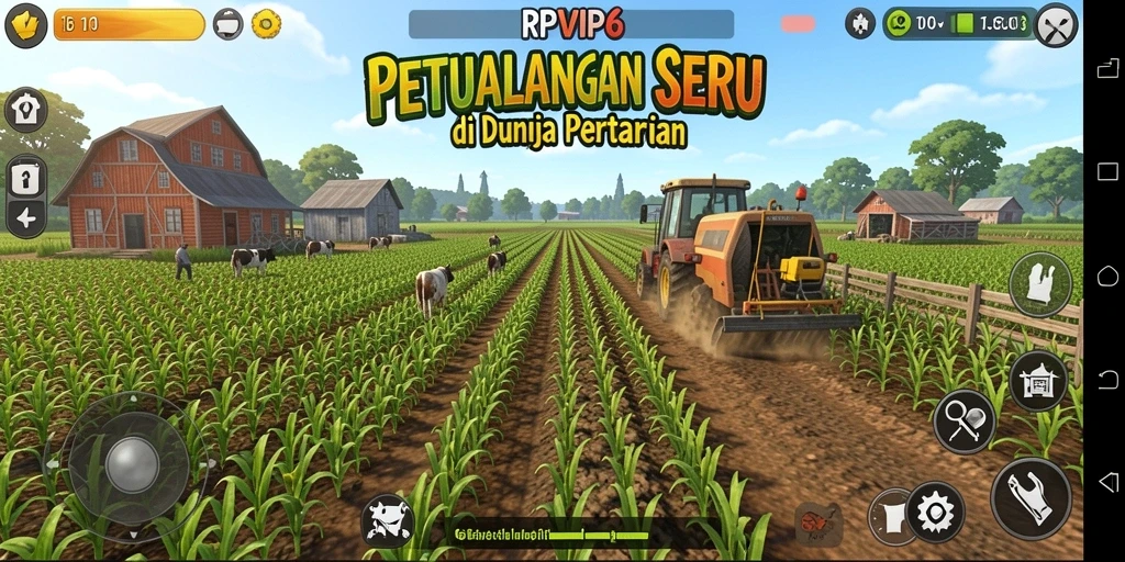 Tampilan gameplay RPVIP6 yang menarik di dunia pertanian.