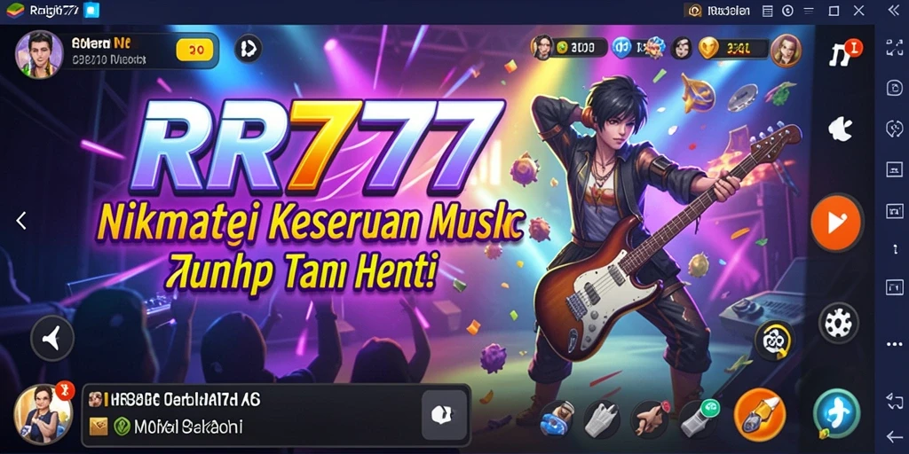 Tampilan gameplay <strong>RR777</strong> yang penuh warna dan interaktif.