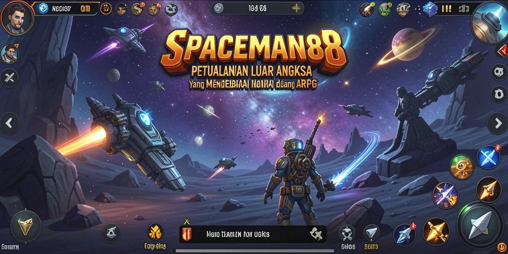 Tampilan gameplay seru dalam <strong>SPACEMAN88</strong> dengan pertarungan dinamis.