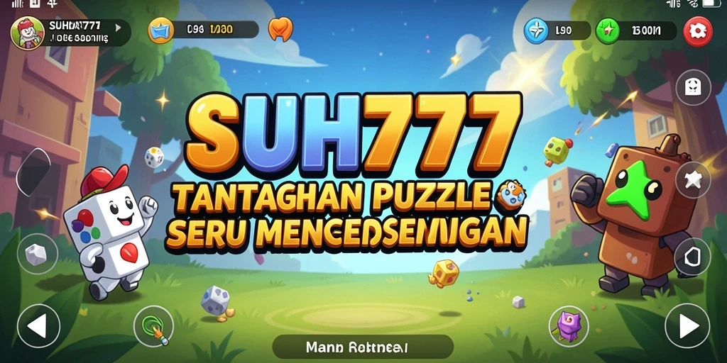 Screenshot gameplay SUHU777 menampilkan pertempuran puzzle yang mendebarkan.