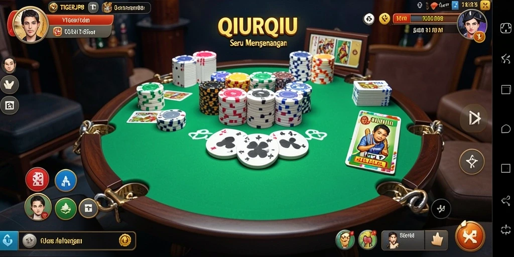 Screenshot utama TIGERJP88 dengan gameplay QiuQiu yang menarik.